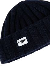 Load image into Gallery viewer, Cashmere Sailor Beanie Navy
