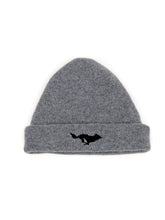 Load image into Gallery viewer, Cashmere Beanie Hat Grey

