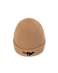 Cashmere Beanie Hat Beige