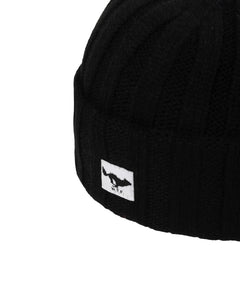 Cashmere Sailor Beanie Black