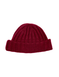 Cashmere Sailor Beanie Burgundy