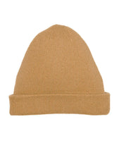Load image into Gallery viewer, Cashmere Beanie Hat Beige
