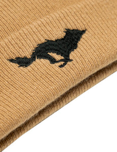 Cashmere Beanie Hat Beige