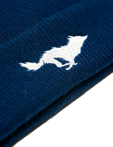 Cashmere Beanie Hat Blue
