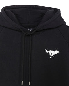 Balboa Embroidered Black Hoodie