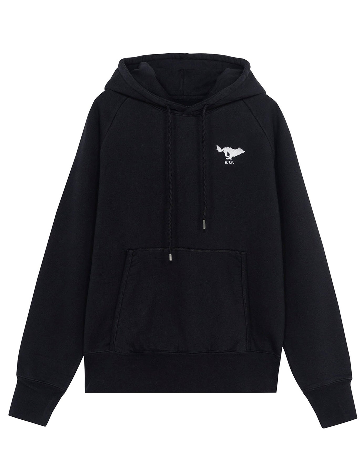 Balboa Embroidered Black Hoodie