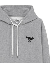 Load image into Gallery viewer, Balboa Embroidered Grey Hoodie
