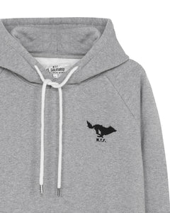 Balboa Embroidered Grey Hoodie