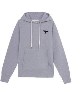 Balboa Embroidered Grey Hoodie