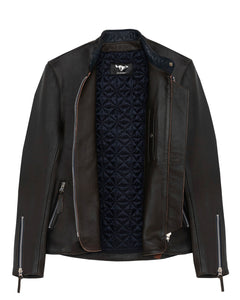 Kraken Leather Jacket Brown