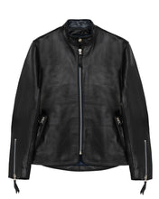 Load image into Gallery viewer, Kraken Leather Jacket Black
