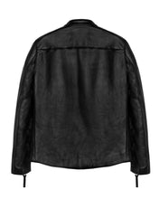 Load image into Gallery viewer, Kraken Leather Jacket Black
