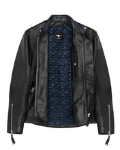 Load image into Gallery viewer, Kraken Leather Jacket Black
