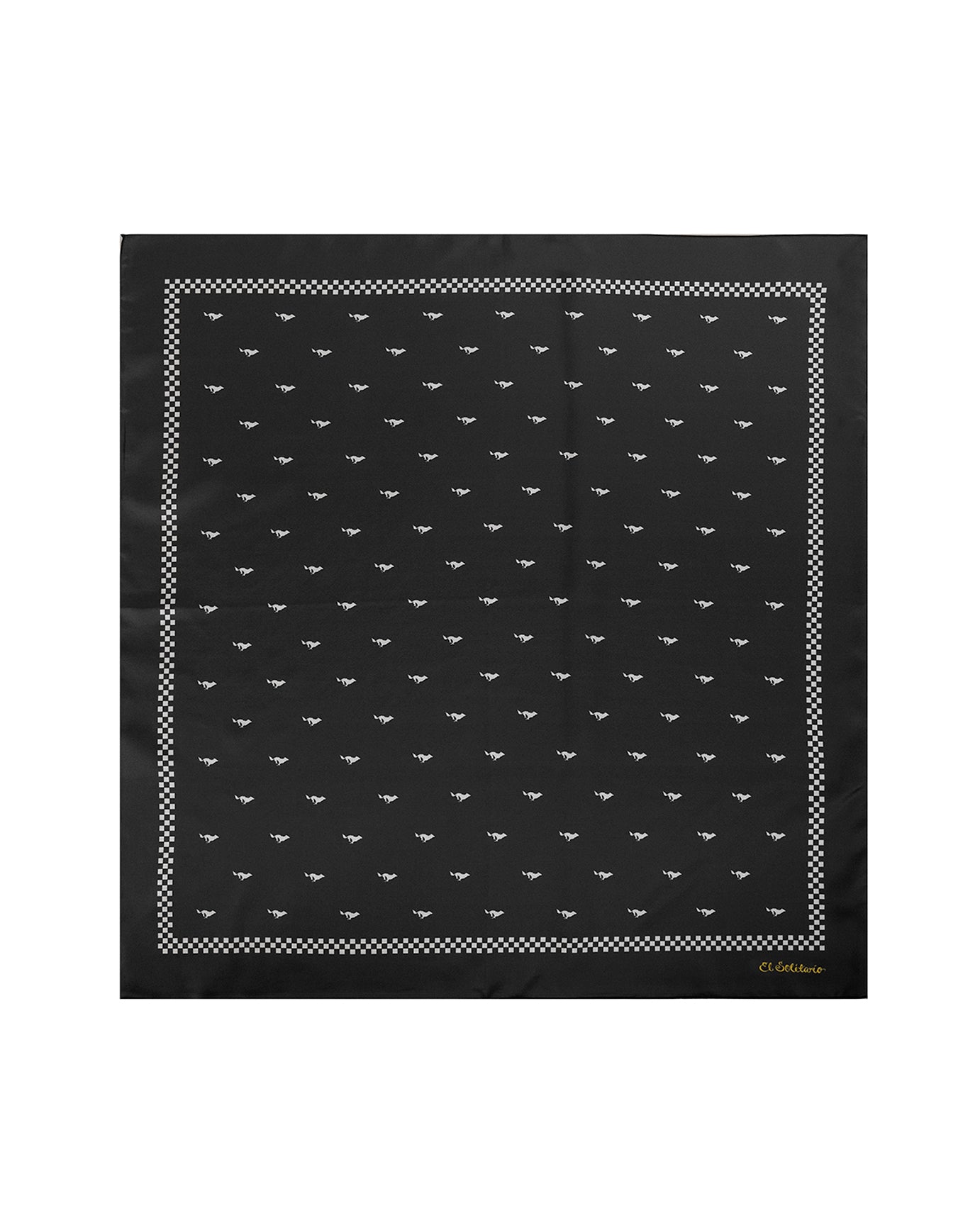 Lobitos Silk Scarf Black