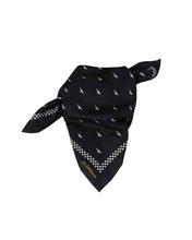 Load image into Gallery viewer, Lobitos Silk Scarf Black
