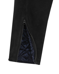 Women's Rascal Leather Motorcycle Pants Black