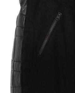 Women's Rascal Leather Motorcycle Pants Black