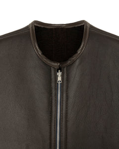 Solitario Reversible Shearling Vest Brown