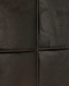 Solitario Reversible Shearling Vest Brown