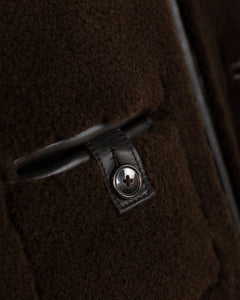 Solitario Reversible Shearling Vest Brown