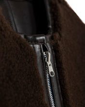 Load image into Gallery viewer, Solitario Reversible Shearling Vest Brown
