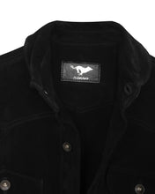 Load image into Gallery viewer, Vandal Suede Overshirt Black
