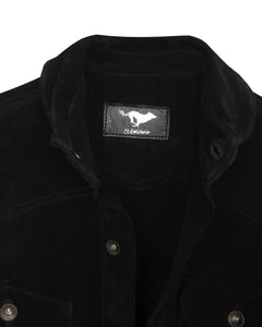 Vandal Suede Overshirt Black