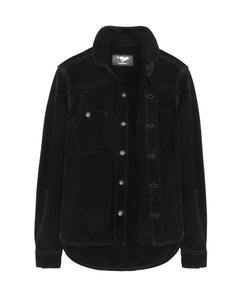 Vandal Suede Overshirt Black