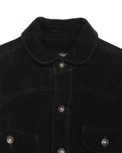 Load image into Gallery viewer, Vandal Suede Overshirt Black
