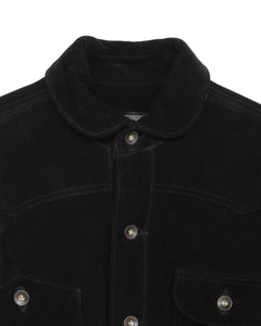 Vandal Suede Overshirt Black