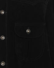 Load image into Gallery viewer, Vandal Suede Overshirt Black
