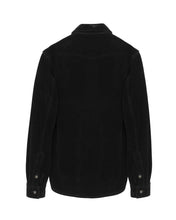 Load image into Gallery viewer, Vandal Suede Overshirt Black
