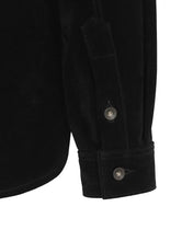 Load image into Gallery viewer, Vandal Suede Overshirt Black
