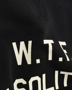 WTF Sweatshirt Black/Ecru