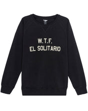 Load image into Gallery viewer, WTF Sweatshirt Black/Ecru
