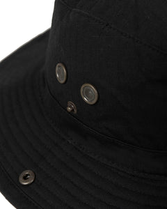 Wolf Brimmer Hat Black