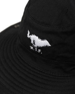 Wolf Brimmer Hat Black