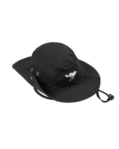 Wolf Brimmer Hat Black