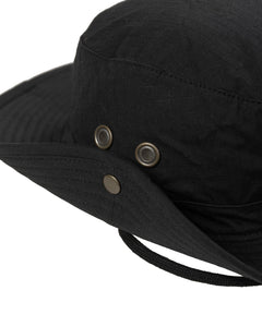 Wolf Brimmer Hat Black