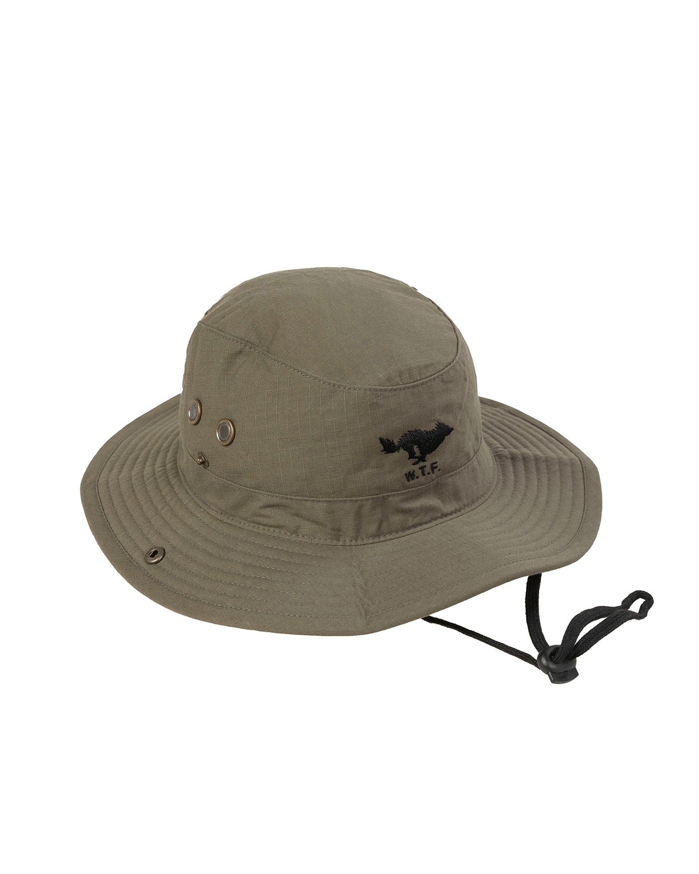 Wolf Brimmer Hat Olive