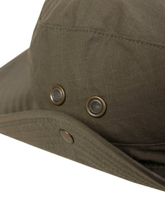 Wolf Brimmer Hat Olive