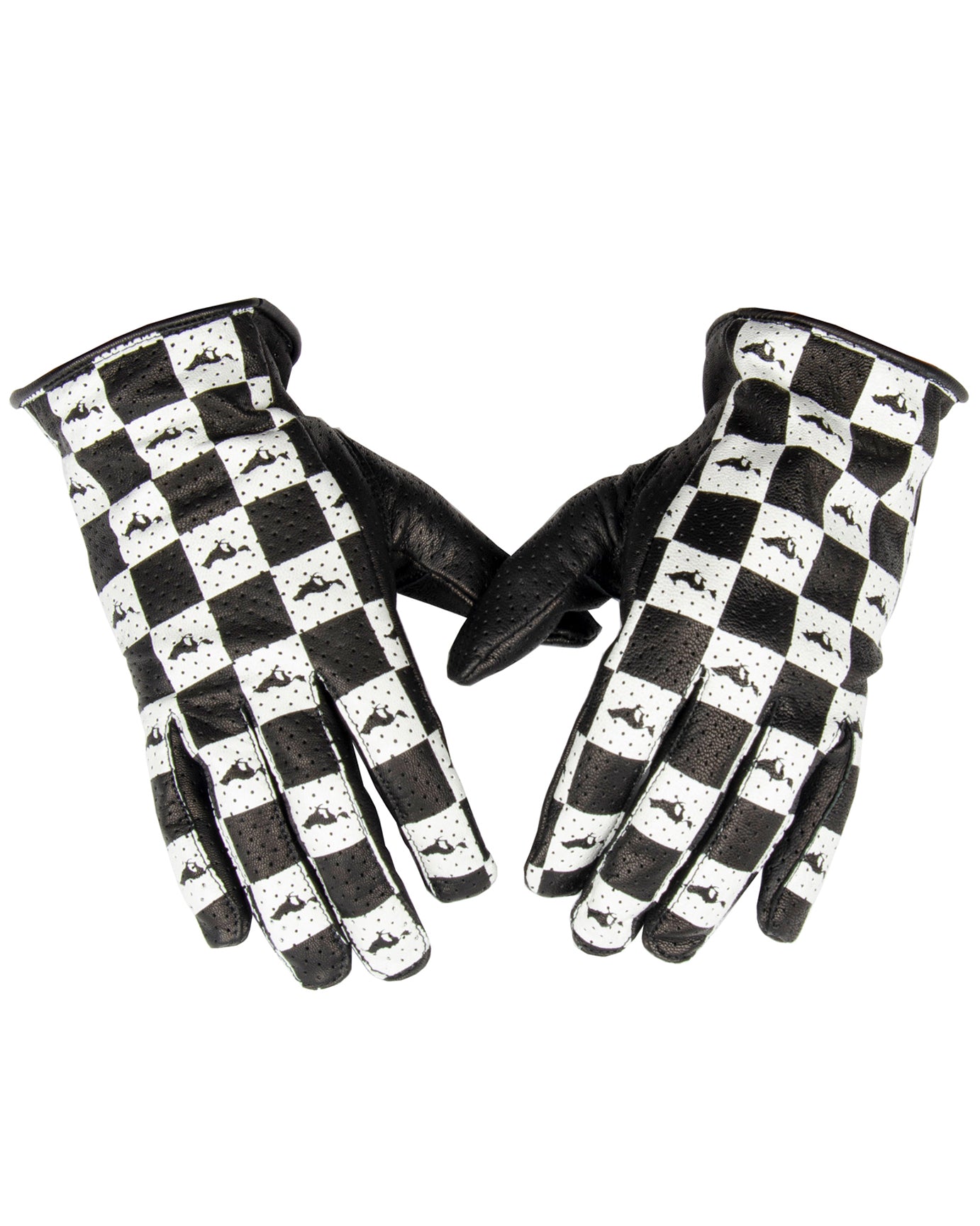 Wolf Checkers Summer Gloves