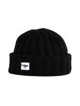 Load image into Gallery viewer, Cashmere Sailor Beanie Black
