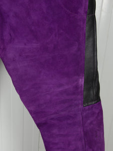 Bespoke Rascal Suede Leather Violet size M