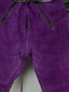 Bespoke Rascal Suede Leather Violet size M