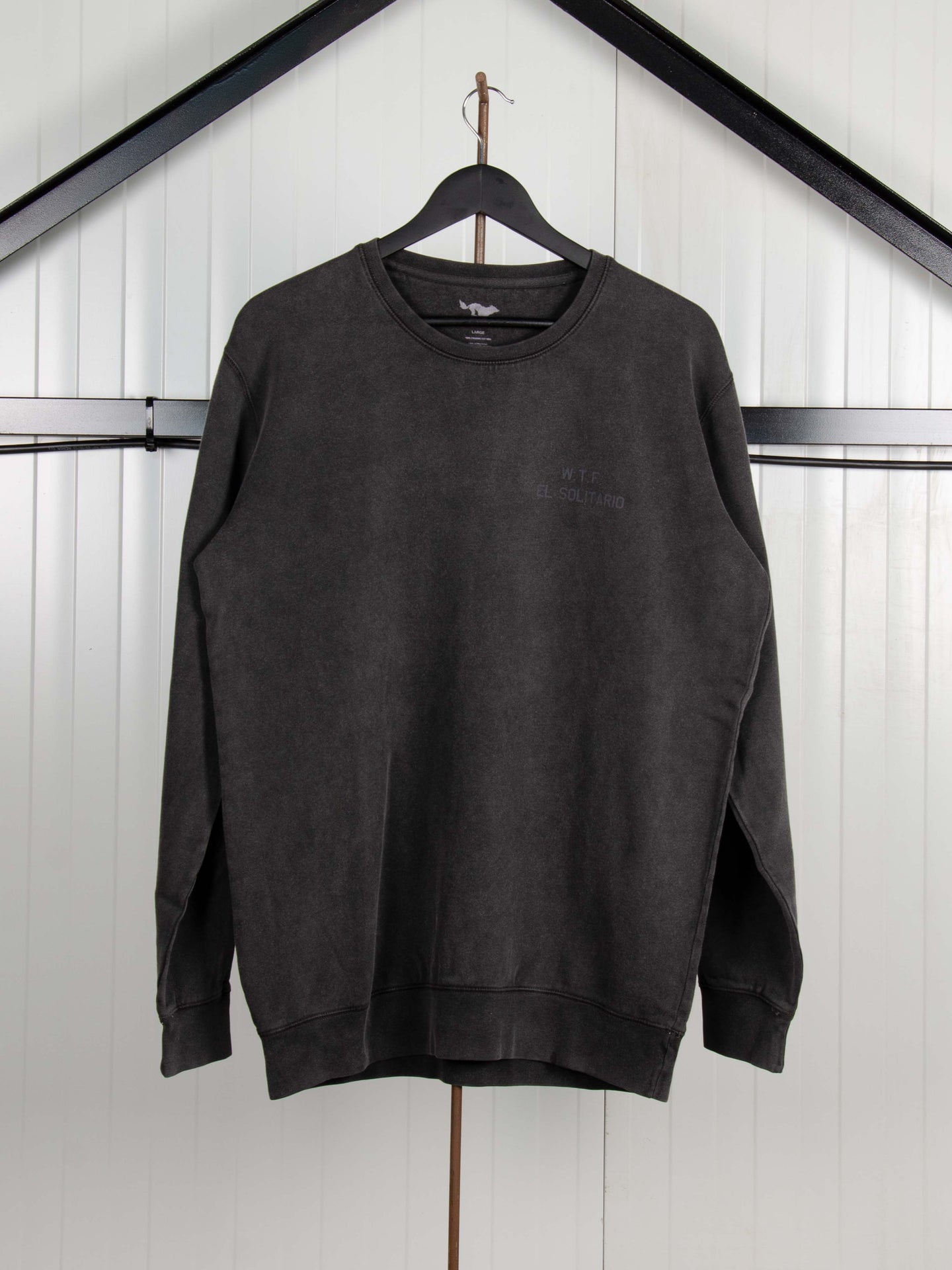 Lobo Faded Black Sweatshirt Samples