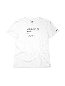El Solitario No Future White T-Shirt. Front