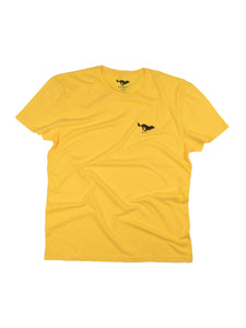 El Solitario Basic Yellow T-Shirt. Front