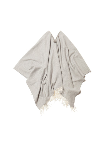 El Solitario Short Poncho Light Grey