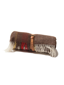 El Solitario Short Poncho Brown Red